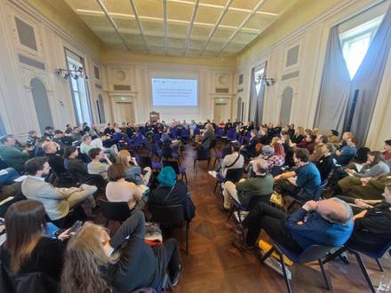 Bild von der Fishbowl Diskussion beim Retrodigitalisierungs Workshop