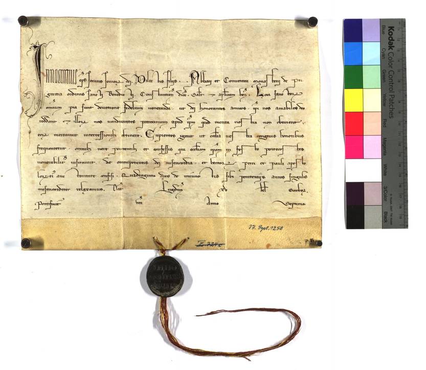 Abbildung Urkunde EAF UZ 778d